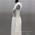 Wedding Wholesale Factory Bride long sleeve Flower Knot Wedding Dress
